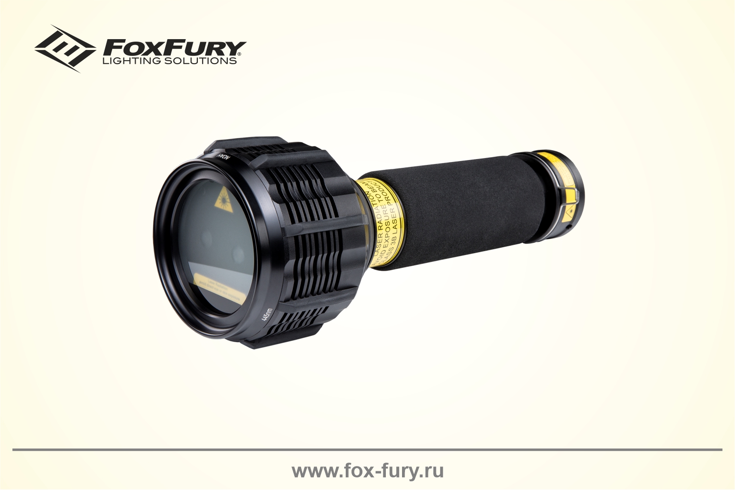 Криминалистический лазерный фонарь FoxFury PL 445нм 2Вт синий свет PL-2-445